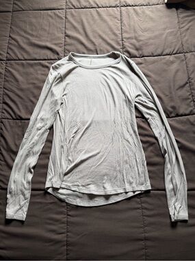 lululemon Hold Tight Long Sleeve in Riverstone